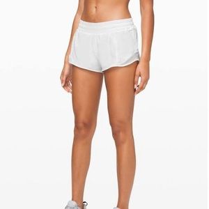 Lululemon Hotty Hot Shorts. White.